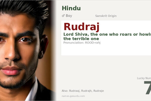 Rudraj Name Meaning — Sanskrit Origin, Hindu Boy Name & Details (2025)