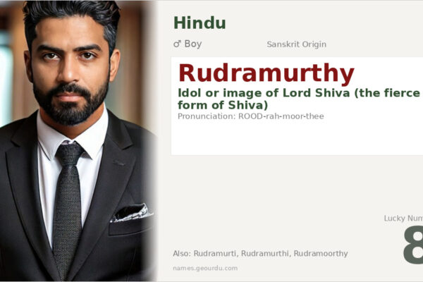 Rudramurthy Meaning — Sanskrit Origin, Hindu Boy Name & Details (2025)