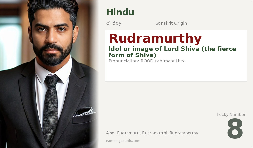 Rudramurthy Name Meaning and Details