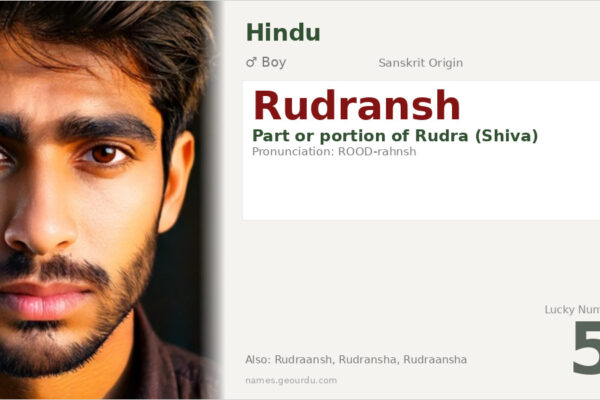 Rudransh Name Meaning — Sanskrit Origin, Boy Name & Details (2025)