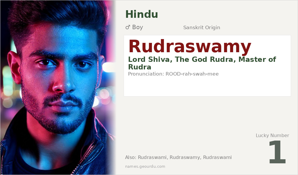 Rudraswamy Name Meaning and Details