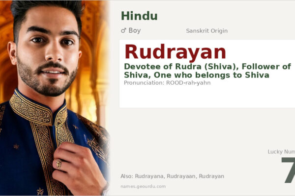 Rudrayan Name Meaning — Sanskrit Origin, Boy Name & Shiva Connection (2025)