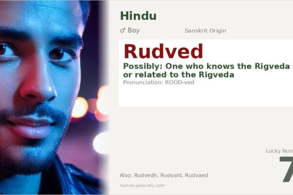 Rudved Name Meaning — Sanskrit Origin, Boy Name & Details (2025)