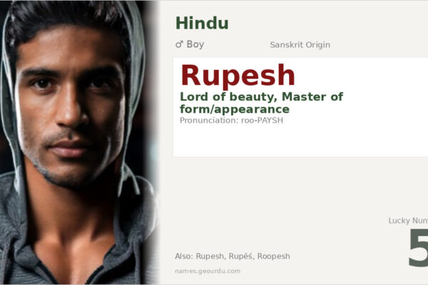 Rupesh Name Meaning — Sanskrit Origin, Boy Name & Details (2025)