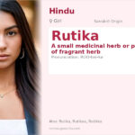 Rutika Name Meaning and Details