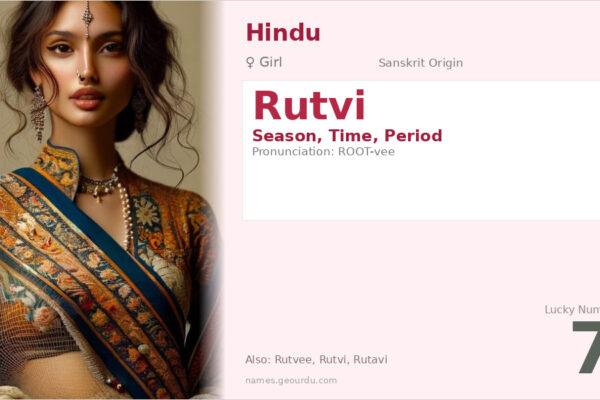 Rutvi Name Meaning — Sanskrit Origin, Girl Name & Details (2025)
