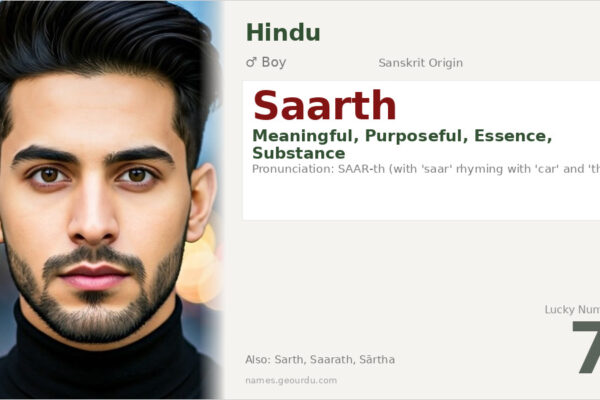 Saarth Name Meaning — Sanskrit Origin, Boy Hindu Name & Details (2025)