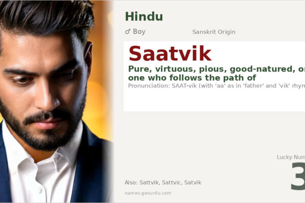 Saatvik Name Meaning — Origin, Gender & Details (2025)