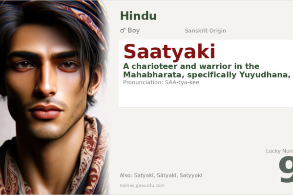 Saatyaki Name Meaning — Sanskrit Origin, Hindu Boy Name & Mahabharata Connection