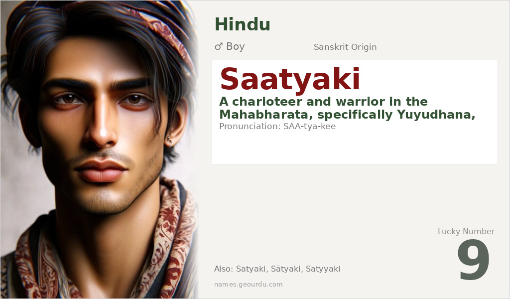 Saatyaki Name Meaning and Details