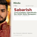 Sabarish Name Meaning and Details