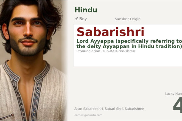 Sabarishri Meaning — Hindu Boy Name for Lord Ayyappa (2025)