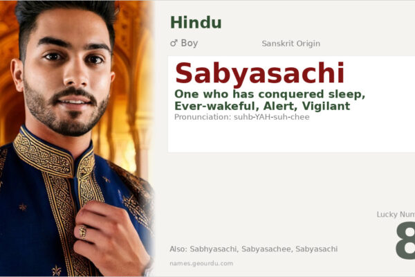 Sabyasachi Name Meaning — Sanskrit Origin, Boy Name & Details (2025)