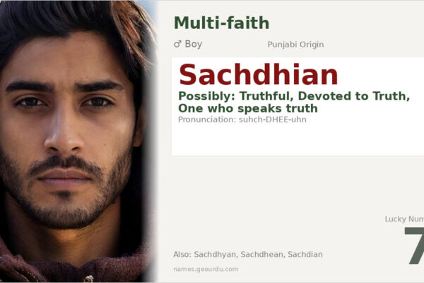 Sachdhian Name Meaning — Origin, Gender & Details (2025)