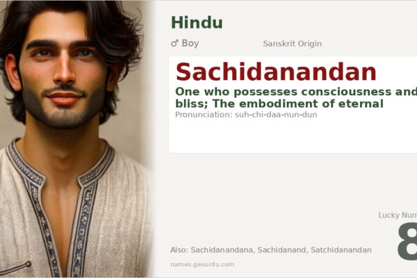 Sachidanandan Meaning — Sanskrit Origin, Hindu Boy Name & Details (2025)