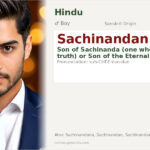 Sachinandan Name Meaning and Details