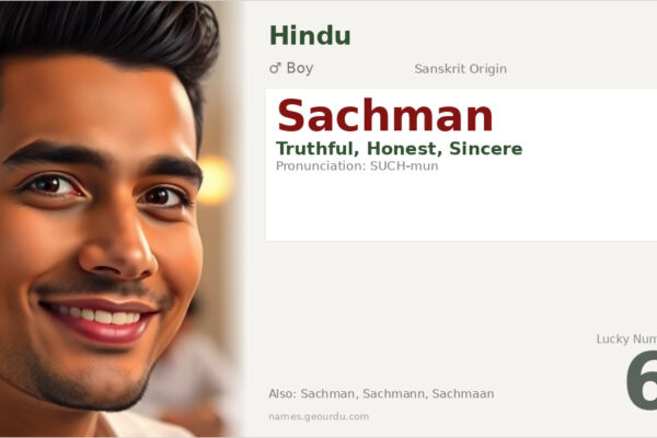 Sachman Name Meaning — Truthful Boy Name from Sanskrit (2025)