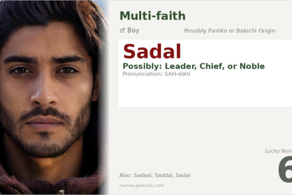 Sadal Name Meaning — Origin, Gender & Details (2025)