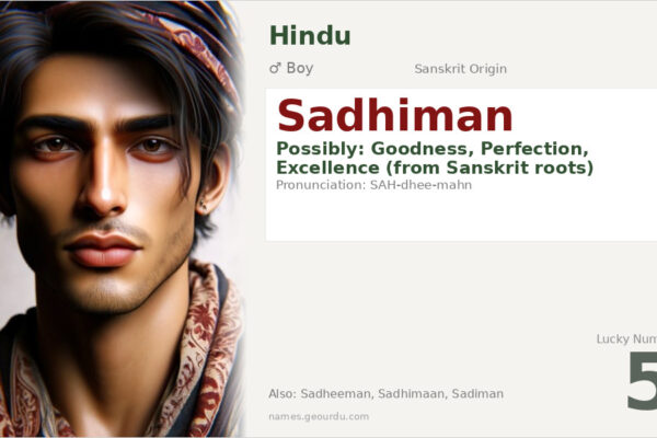 Sadhiman Name Meaning — Origin, Gender & Details (2025)