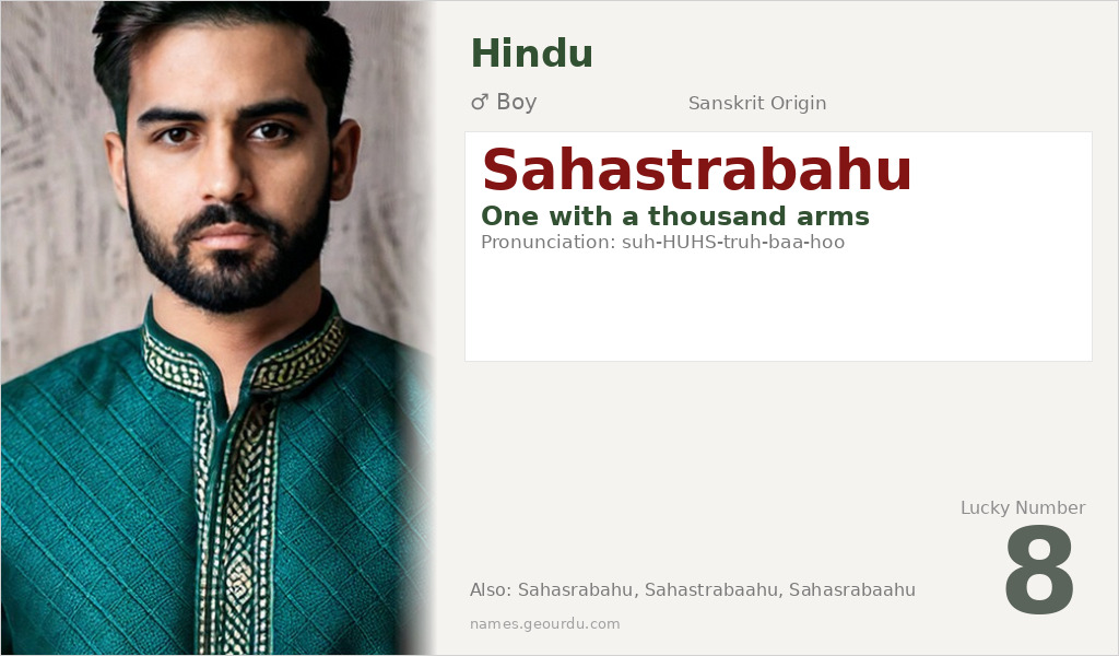 Sahastrabahu Name Meaning and Details
