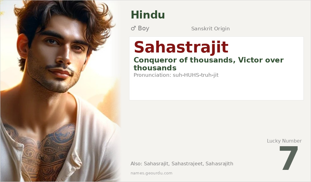 Sahastrajit Name Meaning and Details