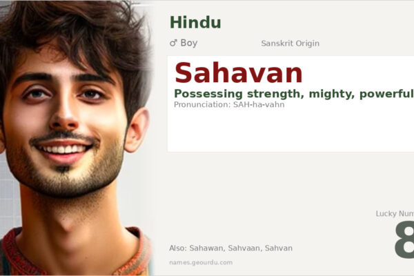 Sahavan Name Meaning — Sanskrit Origin, Boy Name & Details (2025)