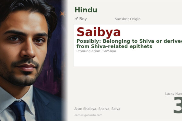 Saibya Meaning — Origin, Gender & Details (2025)