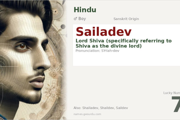 Sailadev Meaning — Sanskrit Origin, Hindu Boy Name & Details (2025)