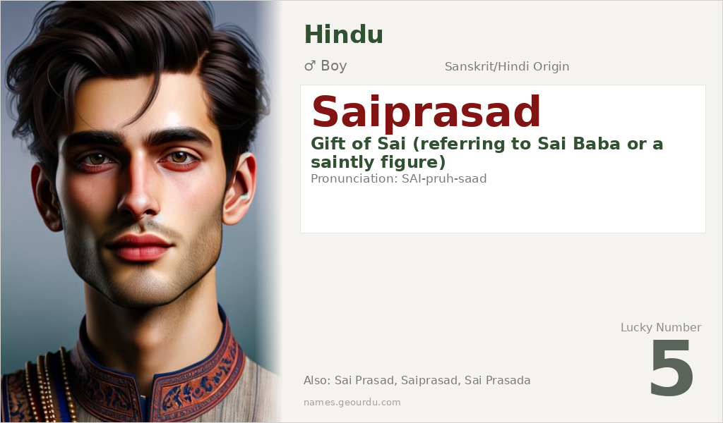 Saiprasad Name Meaning and Details