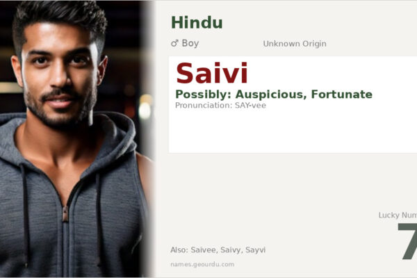 Saivi Name Meaning — Origin, Gender & Details (2025)