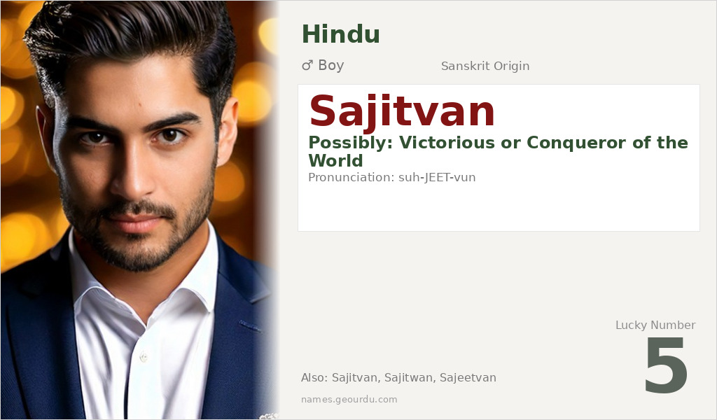 Sajitvan Name Meaning and Details