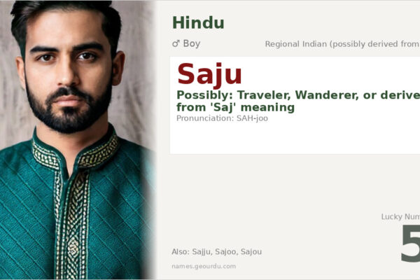 Saju Name Meaning — Origin, Gender & Details (2025)
