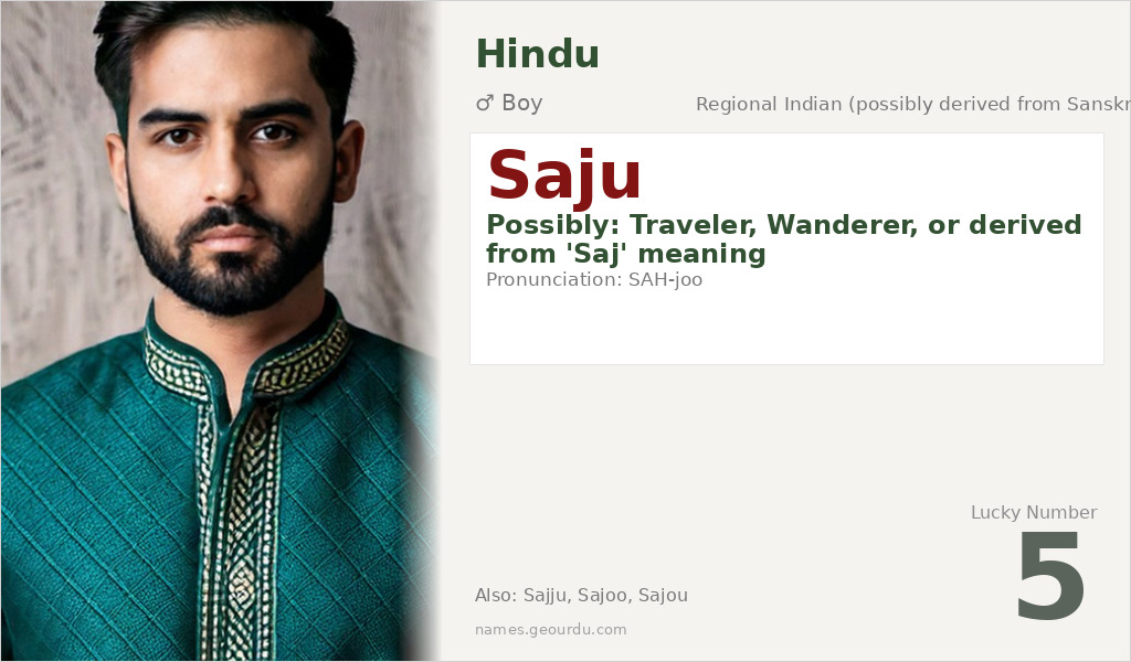 Saju Name Meaning and Details