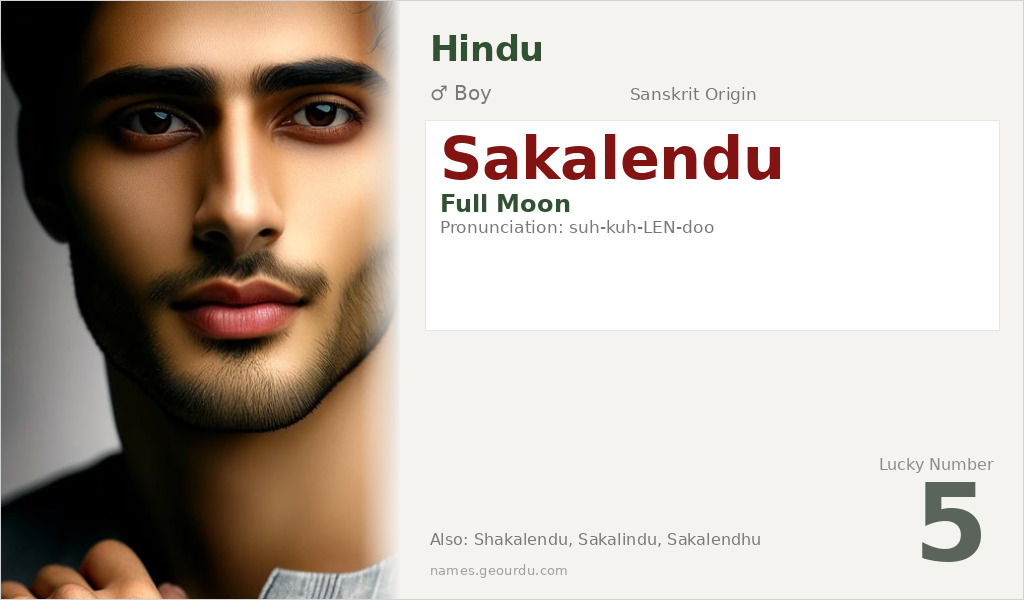 Sakalendu Name Meaning and Details