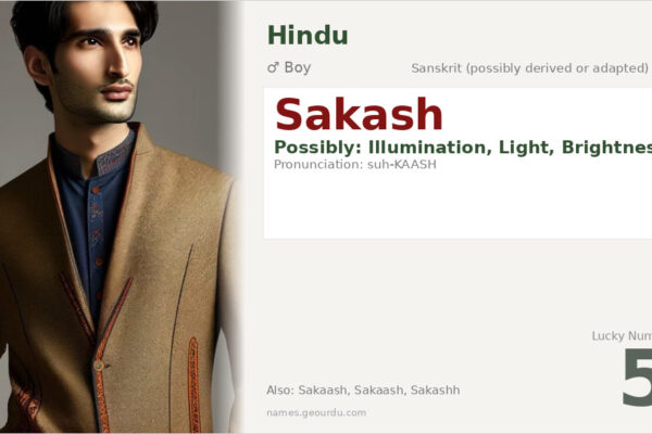 Sakash Name Meaning — Origin, Gender & Details (2025)