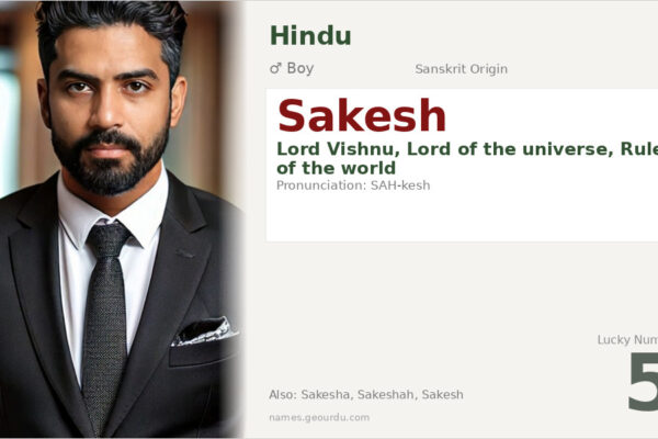 Sakesh Name Meaning — Sanskrit Origin, Hindu Boy Name & Details (2025)