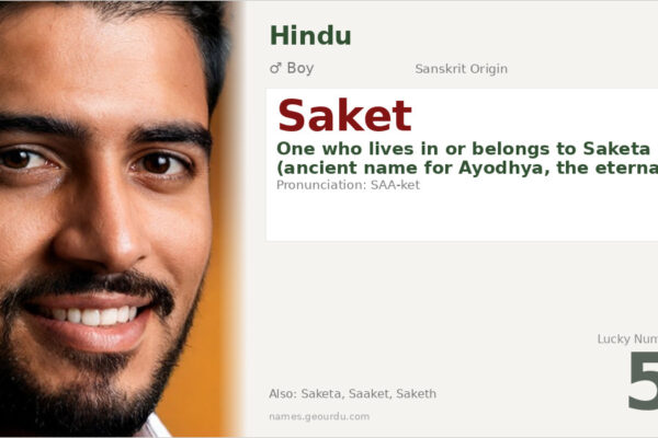 Saket Name Meaning — Sanskrit Origin, Boy Name & Details (2025)