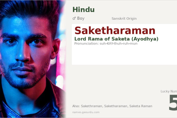 Saketharaman Meaning — Sanskrit Origin, Boy Name & Details (2025)