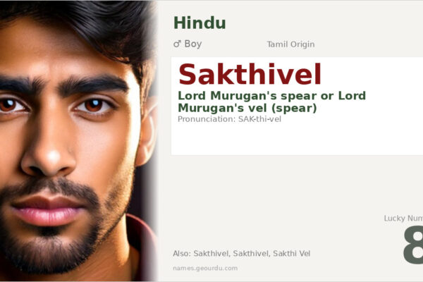 Sakthivel Name Meaning — Tamil Origin, Boy Name & Murugan Connection (2025)
