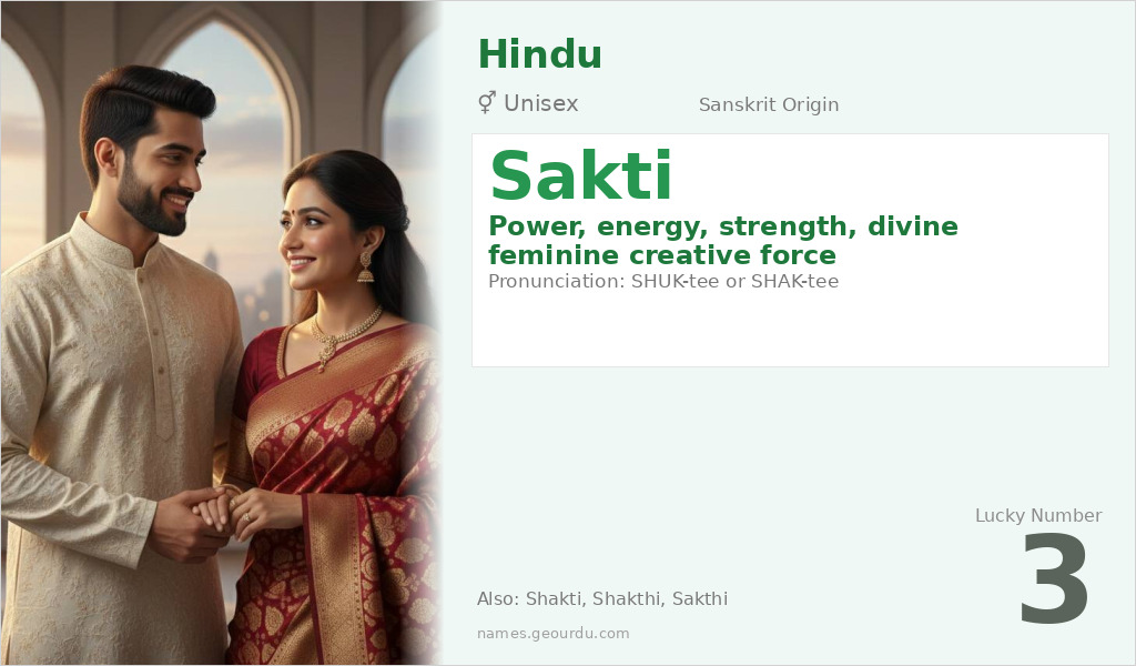 Sakti Name Meaning and Details
