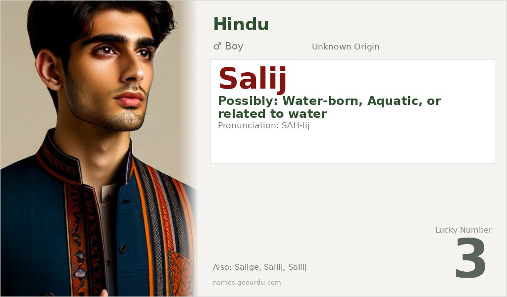 Salij Name Meaning and Details