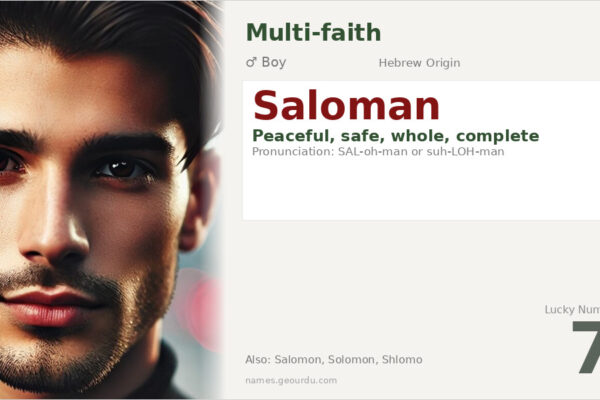 Saloman Name Meaning — Hebrew Origin, Boy Name & History (2025)