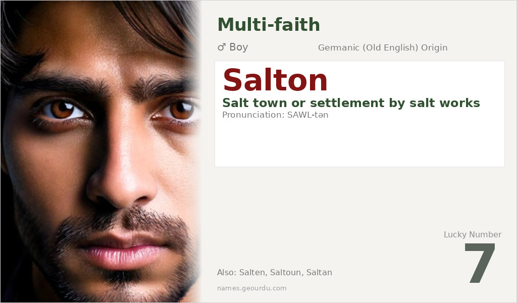 Salton Name Meaning and Details