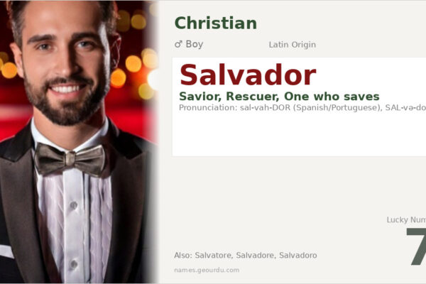 Salvador Name Meaning — Latin Origin, Boy Name & Historical Significance (2025)