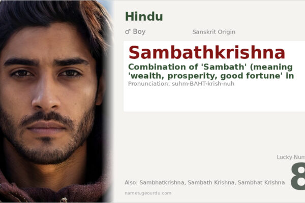 Sambathkrishna Name Meaning — Sanskrit Origin, Boy Hindu Name (2025)
