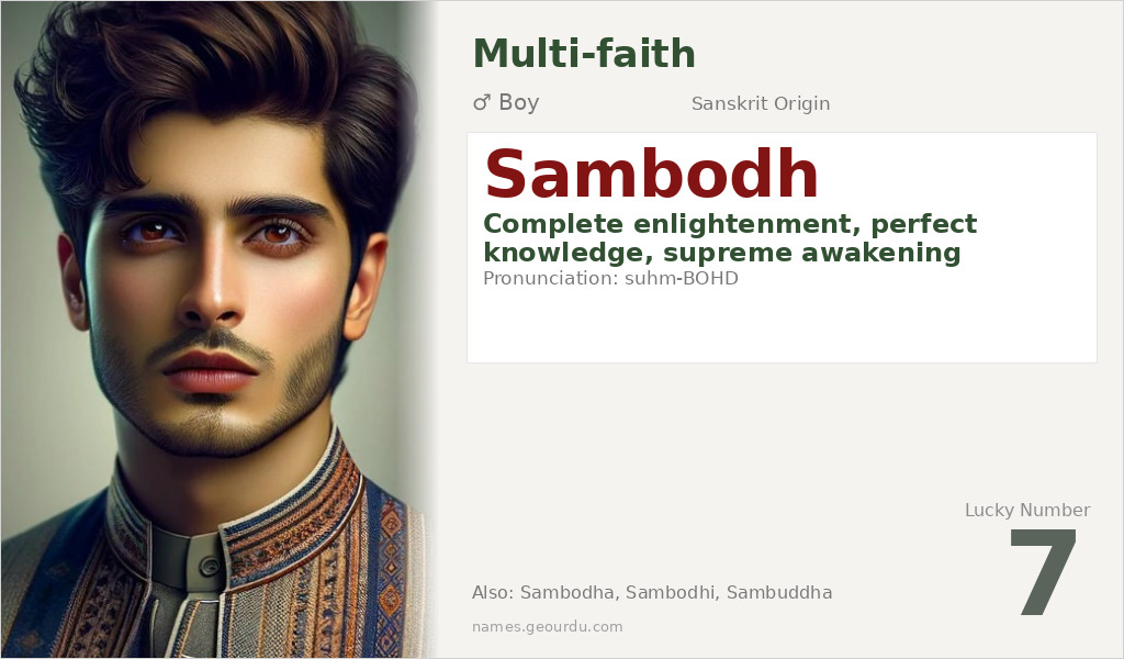 Sambodh Name Meaning and Details