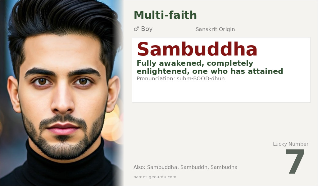Sambuddha Name Meaning and Details