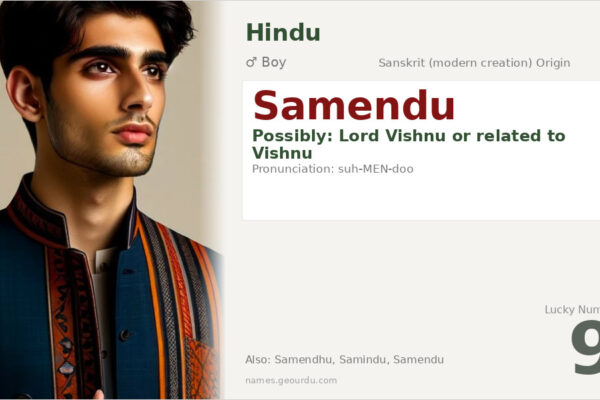 Samendu Name Meaning — Origin, Gender & Details (2025)
