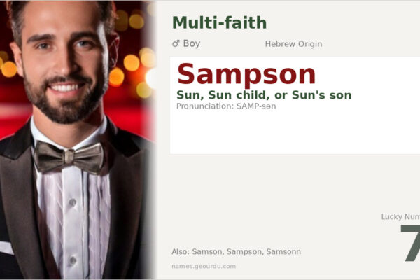 Sampson Name Meaning — Hebrew Origin, Sun Meaning & Details (2025)