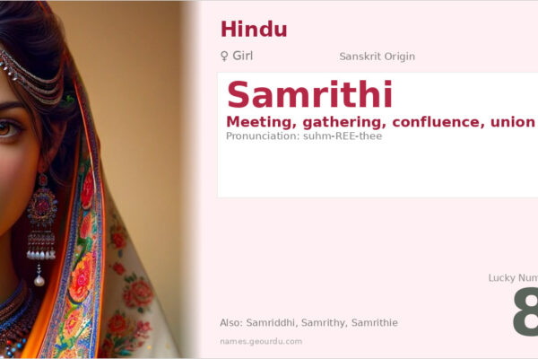 Samrithi Name Meaning — Sanskrit Origin, Girl Name & Details (2025)